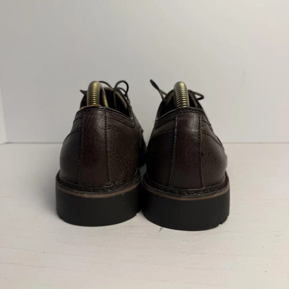 Joseph Abboud Ryan 201 Shoes Mens Size‎ 13 D Brown Leather Derby Dress Lace Up